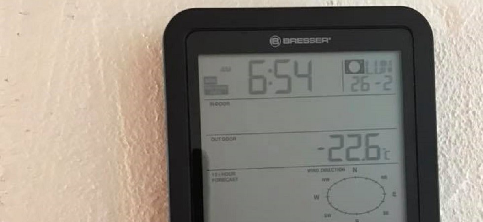Dai -25,3 gradi sul ghiacciaio del Mandrone ai -15 di Rovereto, temperature in caduta libera su tutto il Trentino